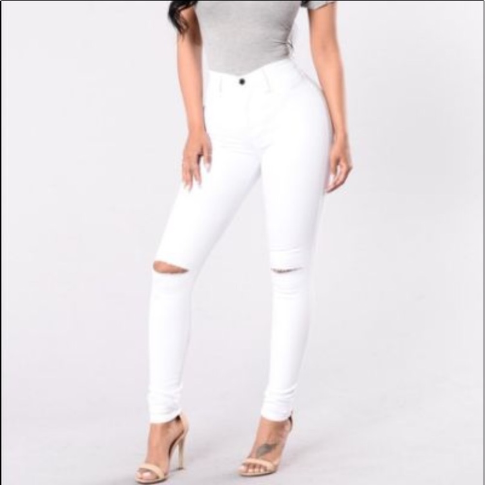 Fashionova Super High Waist Skinny Jeans. New!